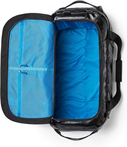 Gregory Alpaca 100L Water-Resistant Travel/Gear Organization Duffel Bag with included Packing Cube, Obsidian Black