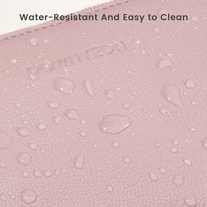 ROWNYEON BEGINMAGIC Small Makeup Bag for Purse, Mini Portable Cosmetic Bags for Women, PU Leather Coin Purse Lipstick Cosmetic Accessories Organizer, Travel Makeup Pouch Zipper Pouch for Men Women