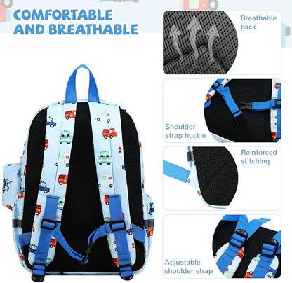 mygreen Toddler Backpack, Kids Backpack for Boys and Girls with Chest Strap