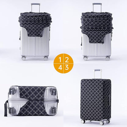 TRAVELKIN more than travel Luggage Covers For Suitcase Tsa Approved,Suitcase Cover Protector Fit 18-32 Inch Luggage