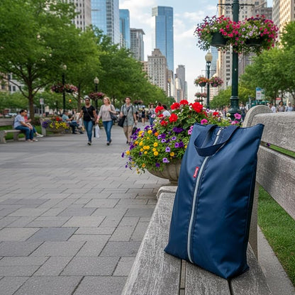 6pcs Portable Shoe Organizer, Travel Pouches with Zipper, Golf Shoe Bags, Clothes Bags, Soccer Cleats Bag Shoe Pouch for Gym, Waterproof, Odor-Resistant (Navy Blue)