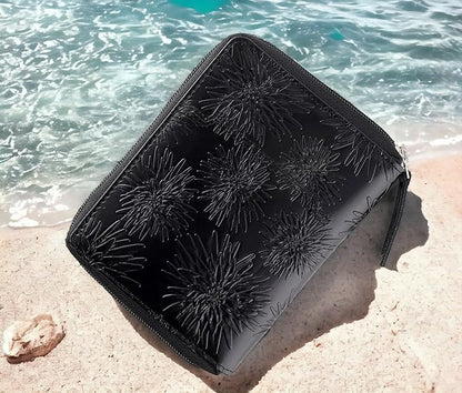 Passport Wallet - Travel Document Holder w/RFID Blocking – Full Grain Leather – Bifold compact zip around Wallet with Credit Card Slots for Women and Men,500-80