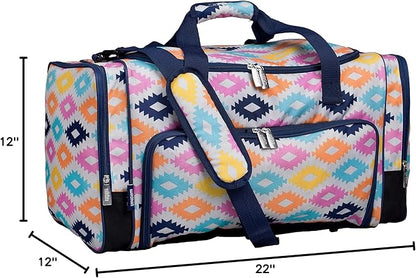 Wildkin Kids Weekender Duffel Bag – Carry-On Size for School, Travel, & Sleepovers