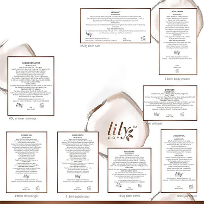 Bath and Body Gift Basket Set for Women - Coconut Vanilla Christmas Gifts for Women, Spa Gift Basket 17-Piece Bath Gift Set Self Care Gifts for Mothers Day, Fathers Day, Birthday Gifts for Her & Him