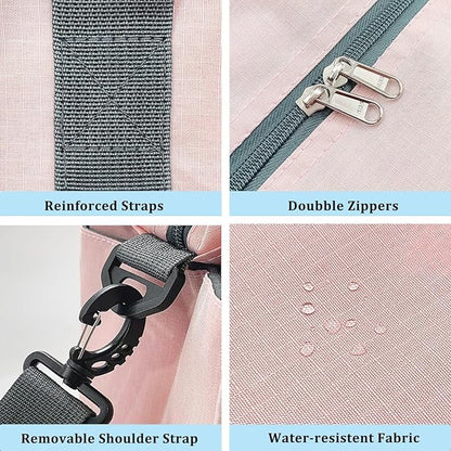 For Spirit Airlines Personal Item Bag 18x14x8 with Wet Pocket Foldable Travel Duffel Bag Underseat Carry on for Men & Women