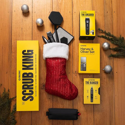 TOOLETRIES The Koby Lite Dopp Kit - Silicone Toiletry Organizer, Bathroom Travel Bag - Heavy-Duty Zipper, Leak Resistance, Easy to Clean - 9" x 4" x 4" - Charcoal