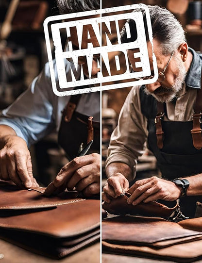 Handcrafted Genuine Leather Wallets, Minimalist Cardholders, and Passport Covers, Handmade Gift