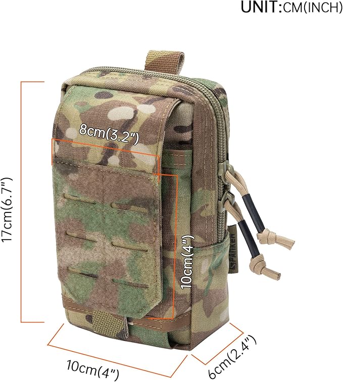 EXCELLENT ELITE SPANKER Tactical EDC Pouch Molle Utility Pouches Phone Holster Pouch Waist Bag Tool Pouch for Molle Accesssories
