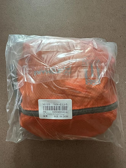 ZOMAKE Ultra Lightweight Packable Backpack 25L, Foldable Hiking Backpacks Water Resistant Small Folding Daypack for Travel(Orange)