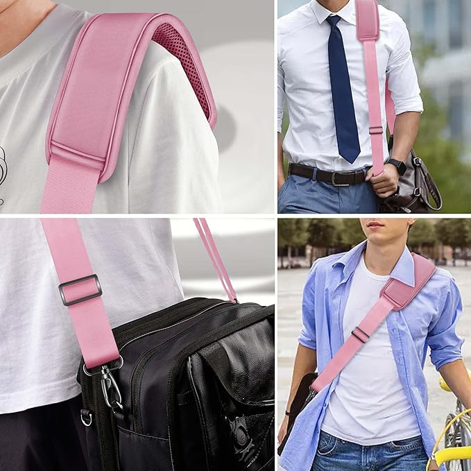 ZINZ 60 Inch Shoulder Strap with Removable Ultra-Thick Pad, Adjustable Buckles Shoulder Crossbody Strap for Luggage Bag