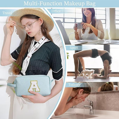 YOOLIFE Birthday Gifts for Mom, Mom Gifts from Daughter, Mother In Law Gifts, Mama Gift Idea, Personalized Gifts for Women, Initial Makeup Bag for Women Z