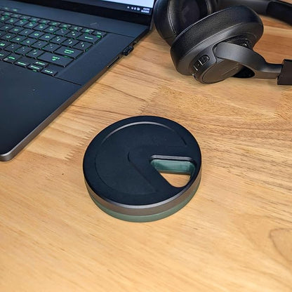 Travel RX Pill Case by Type Two Labs – Weekly 7 Day Pill Box, Compact Magnetic Organizer for Pills fits Purses or Pockets, Rugged Daily Caddy Holds Vitamins, Supplements, Medication. (PNW Green)