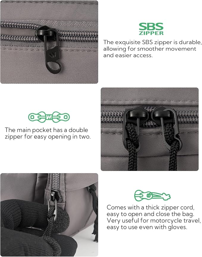 WATERFLY Fanny Pack Waist Packs: Large Crossbody Fanny Packs for Women Men with 5 Zipper Pockets Adjustable Strap Waist Bags Hip Pack for Traveling Cycling Running Hiking-Gray