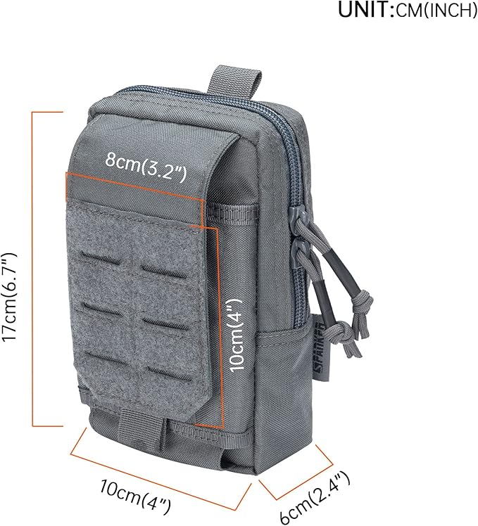 EXCELLENT ELITE SPANKER Tactical EDC Pouch Molle Utility Pouches Phone Holster Pouch Waist Bag Tool Pouch for Molle Accesssories