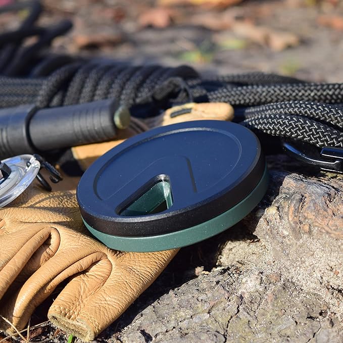 Travel RX Pill Case by Type Two Labs – Weekly 7 Day Pill Box, Compact Magnetic Organizer for Pills fits Purses or Pockets, Rugged Daily Caddy Holds Vitamins, Supplements, Medication. (PNW Green)