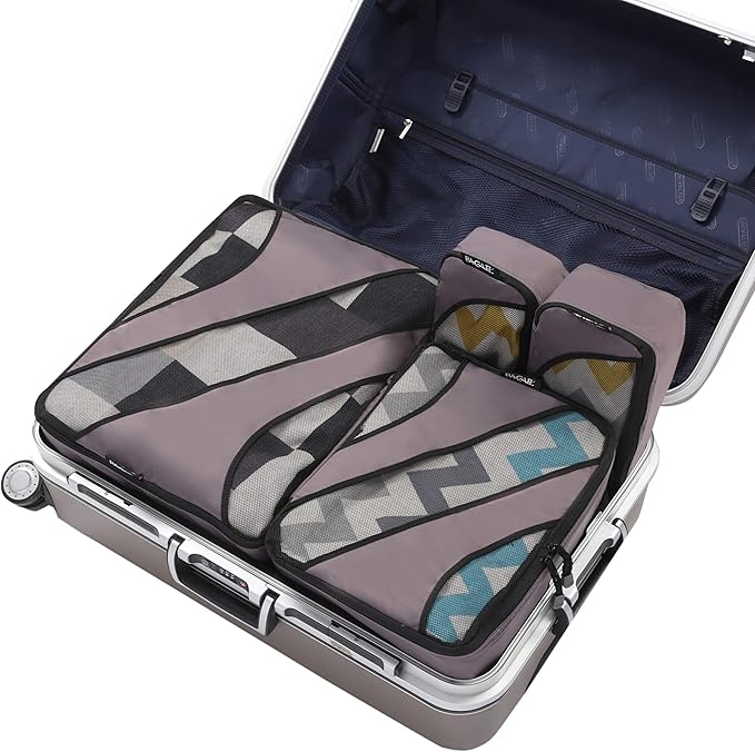 BAGAIL 6 Set Packing Cubes,Travel Luggage Packing Organizers