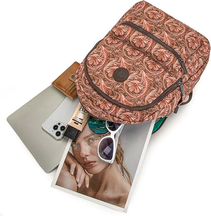 Montana West Backpack for Women Western Travel Backpack Purse Casual Daypack for Laptop