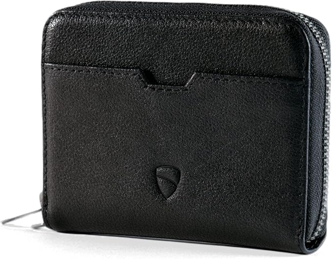 Vaultskin Mayfair Premier Leather Zip Wallet - Ultimate RFID Safety, Streamlined for Style & Functionality for Men and Women