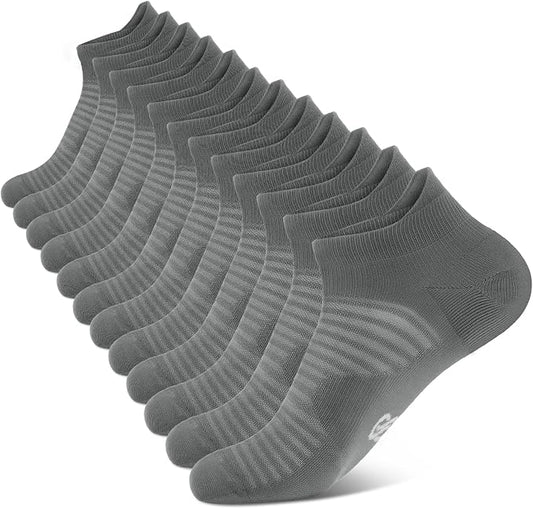 Compression Running Ankle Socks Low Cut(6 Pairs) for Men & Women