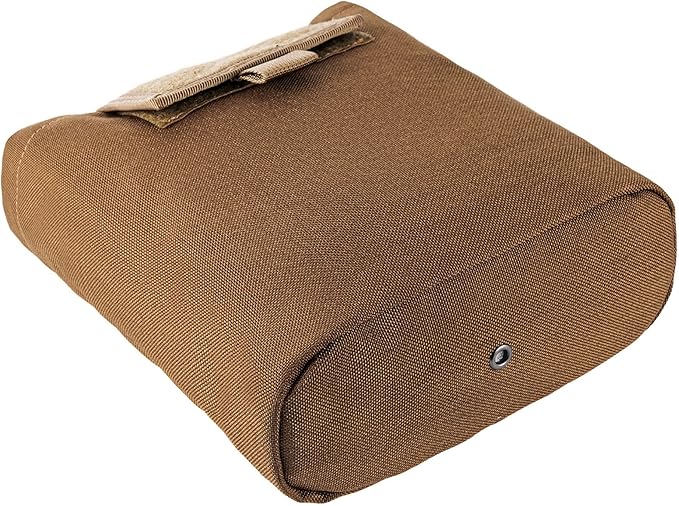 MOLLE Dump Pouch Roll Up Magazines Recovery Utility Admin Bag Drawstring Foldable Tool Mag Drop Waist Pack for Tactical/Range/Battle/Duty Belt Hunting Shooting Competition