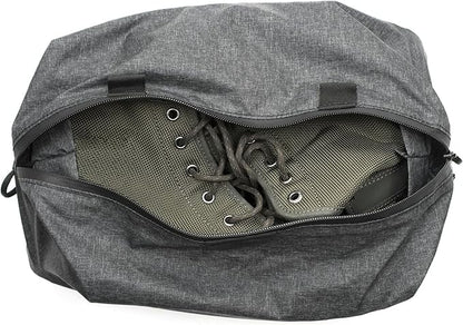 Peak Design Shoe Pouch, Charcoal, Ultralight Travel Organizer Bag for Shoes or Other Items, Weatherproof Shell, Packs into Itself, Fits 1–2 Pairs of Shoes, Works with Peak Design Travel Bags