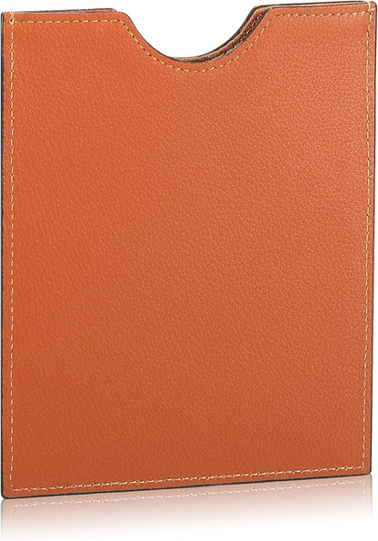 HISCOW Minimalist Passport Sleeve - Italian Calfskin (Tan)