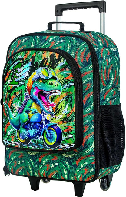 KLFVB Kids Luggage for Boys Girls, Cute Rolling Wheels Suitcase for Toddler, Children Travel Carry on Suitcase