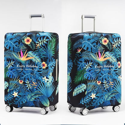 Travelkin Luggage Covers For Suitcase Tsa Approved,Suitcase Cover Protector Fit 18-32 Inch Luggage (Paradise, L)