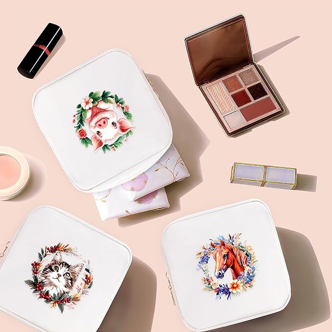 Pig Mini Makeup Bag, Pig Gift For Women Girls, Cute Portable Zipper Pouch Cosmetic Bag For Teen Girls Kids, Small Storage Bag For Sanitary Pad, Period napkin bag!