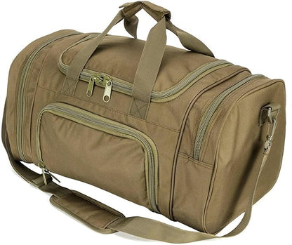 Gym Bag Duffle Bags for Men Women with Shoes Compartment Sport Weekend Travel Overnight Carry On Bag for Tactical Military Travel Work Out Bags (Green)