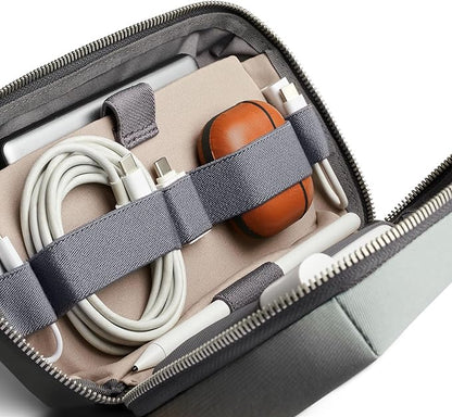 Bellroy Tech Kit (Tech Accessories Organizer Pouch, Zipper Closure Design, Stores Power Bank, Phone Charger, Cables & More, Internal)