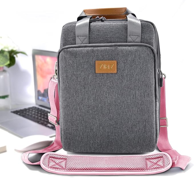 ZINZ 79 inch Shoulder Strap, Extra-thick Fixed Cushion Pad and Dual Clasps Universal Replacement Strap with Metal Swivel Hooks for Laptop Bags, Luggage Bags, Camera, Crossbody (200cm,Pink)