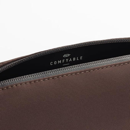 Comfyable Small Toiletry Bag for Men, Slim Mini Toothbrush Bag, Dopp Kit Bag