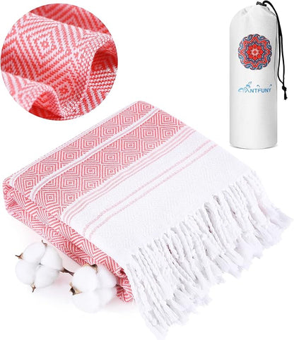 Turkish Beach Towels Vacation Essentials Quick Dry Sand Free Women Happy Birthday Gift Ideas Mom Mother Wife Sister Her Teacher Best Friend Retirement 50th 40th 30th Godmother Proposal