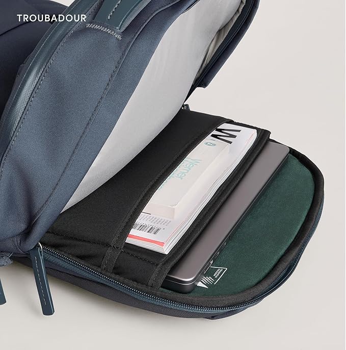 Troubadour Apex 4.0-22L Premium Laptop Backpack - Ergonomic & Water Resistant - Designed for Work and Travel - Basalt