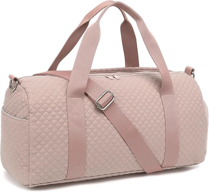 BLUBOON Duffle Bag Girls Kids Cute Gym Bag with Shoes Compartment & Wet Separation Waterproof Sports Overnight Travel Bag