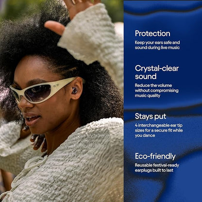 Tomorrowland x Loop Experience 2 Earplugs – Stylish Hearing Protection for Concerts & Festivals, Live Music, Nightlife & Musicians – 17dB Noise Reduction Ear Plugs (High-Fidelity) – Limited Edition