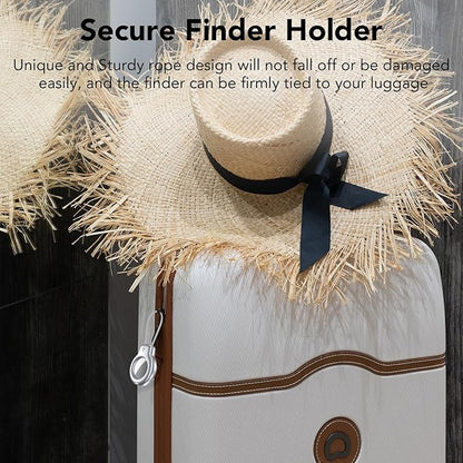 SPGUARD for AirTag Holder Metal Case with Keychain Full Protective Air Tag Cover for Apple Air TagHolder with Wire Cable Luggage Lock Keyring Key Chain Accessories for GPS Item Tracker for Kids