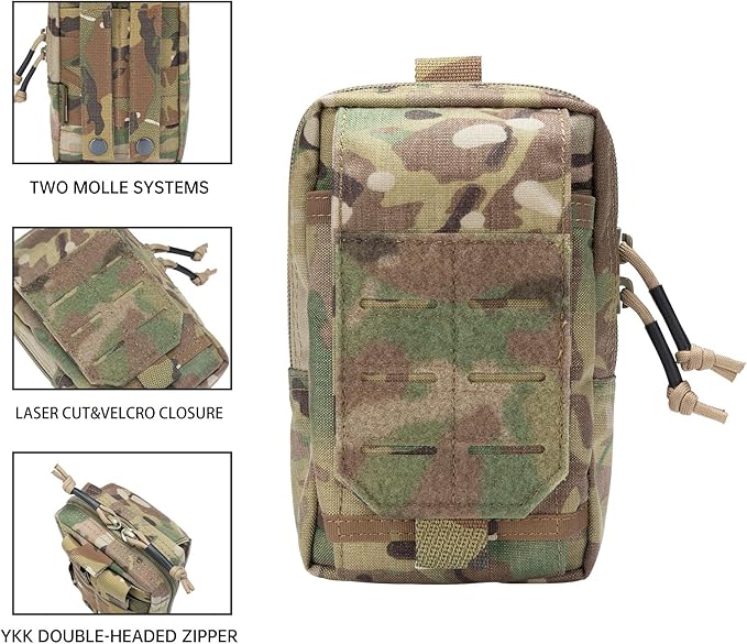 EXCELLENT ELITE SPANKER Tactical EDC Pouch Molle Utility Pouches Phone Holster Pouch Waist Bag Tool Pouch for Molle Accesssories