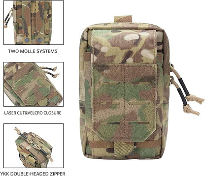 EXCELLENT ELITE SPANKER Tactical EDC Pouch Molle Utility Pouches Phone Holster Pouch Waist Bag Tool Pouch for Molle Accesssories