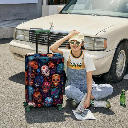 ANNA QUEEN Travel Luggage Cover Suitcase Protector Suitcase Cover Anti-Scratch,Stretchable Luggage Travel Bag Cover Washable