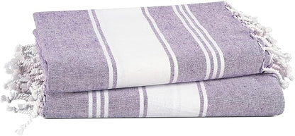 LANE LINEN Beach Towel 2 Pack - Pool Towel Oversized, Pre-Washed Extra Large Beach Towels, Sandless Beach Towel, Quick Dry Travel Towel, Large Pool Towels, 39"x71" - Day Break