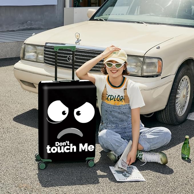 ANNA QUEEN Travel Luggage Cover Suitcase Protector Suitcase Cover Anti-Scratch,Stretchable Bag Cover Washable Durable Polyester with Elastic Hem with Zipper Closure