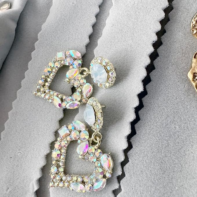 UnionPlus Velvet Travel Jewelry Roll Bag Organizer for Necklaces Bracelets Earrings Rings, Black and Grey