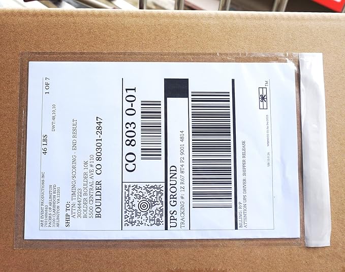 (300 Pcs) Premium 6''x10'' Packing List Envelope, Tailored Size for Letter-size Paper Folded in Half, Adhesive Shipping Label Pouches/Sleeves