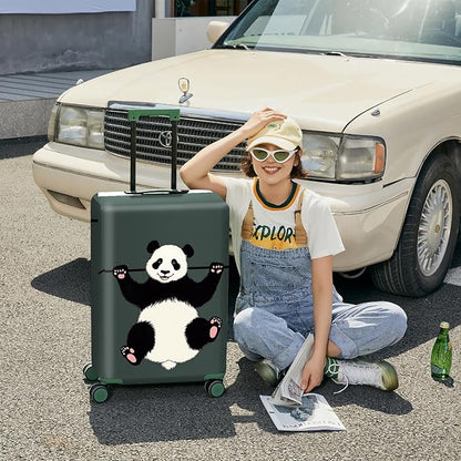 ANNA QUEEN Travel Luggage Cover Suitcase Protector Suitcase Cover Anti-Scratch,Stretchable Bag Cover Washable Durable Polyester with Elastic Hem with Zipper Closure