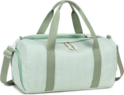 BLUBOON Duffle Bag Girls Kids Cute Gym Bag with Shoes Compartment & Wet Separation Waterproof Sports Overnight Travel Bag