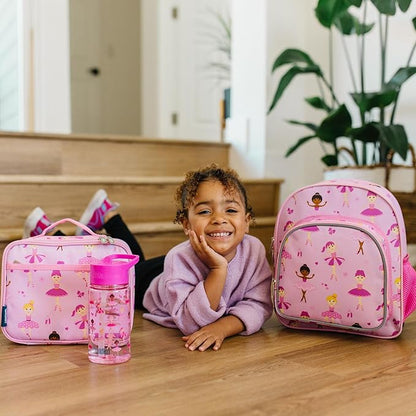 Wildkin 12-inch Kids Backpack – Padded, Adjustable, Ideal for Daycare & Travel - Ballerina
