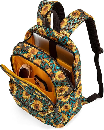 Montana West Backpack for Women Western Travel Backpack Purse Casual Daypack for Laptop College