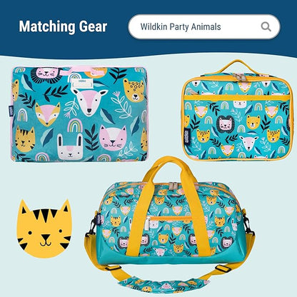 Wildkin 15-inch Kids Backpack – Durable, Padded, Adjustable for School & Travel - Party Animals